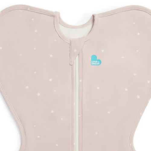 Swaddle Up™ 1.0 TOG Cotton Powder Pink Twinkle