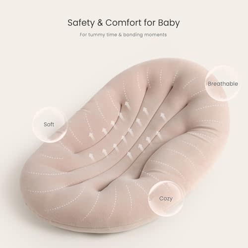 Happle sunny Baby Lounger for Newborn: Portable & Lightweight Pillow
Color: Sand