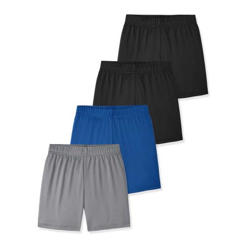 Garanimals Baby & Toddler Boy Lightweight Active Shorts, 4-Pack, 0M–6T