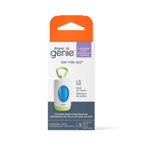 Diaper Genie On-the-Go Portable Diaper Bag Dispenser, Lavender - Walmart.ca