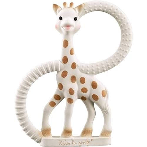 Sophie la girafe - Teething Ring - Sooth Painful Gums for Babies - Natural Rubber Sophie the Giraffe - For Babies from Birth