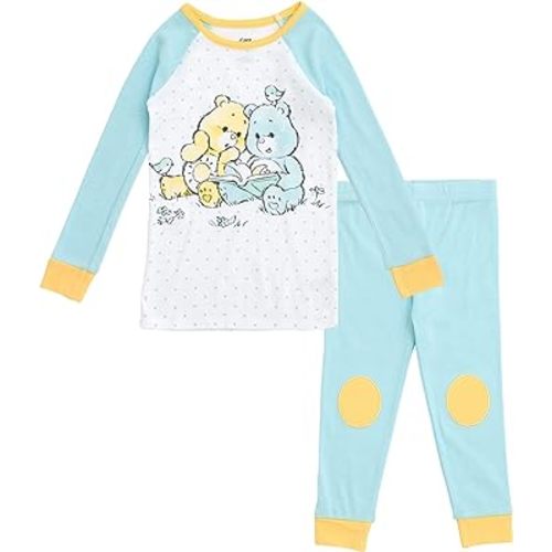 Care Bears Bedtime Bear Funshine Bear Pajama Shirt and Pants Sleep Set Newborn to Toddler