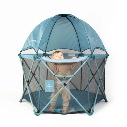 Deluxe Eclipse Portable Playard - Blue Wave