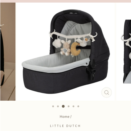 Little Dutch Newborn Naturals Stroller Toy Chain
