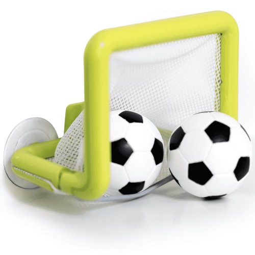Jool Baby Bath Soccer Toy Set for Toddlers - Soccer Net & 2 Balls