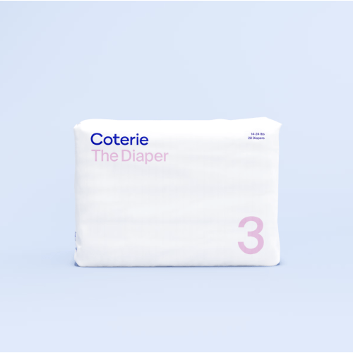 Coterie Diapers, Month Supply, Size 3