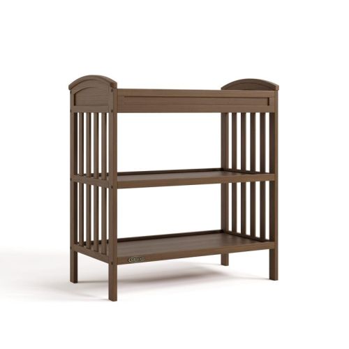 Graco Benton Changing Table with Water-Resistant Changing Pad Hazelnut