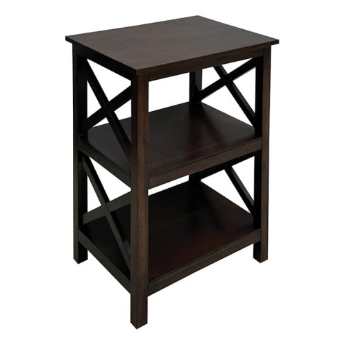 Alexander Wooden Accent Table, Walnut Finish