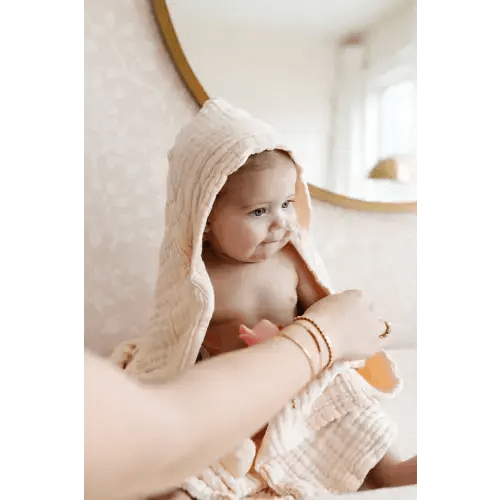 Bath - Infant Hooded Towel - Cream