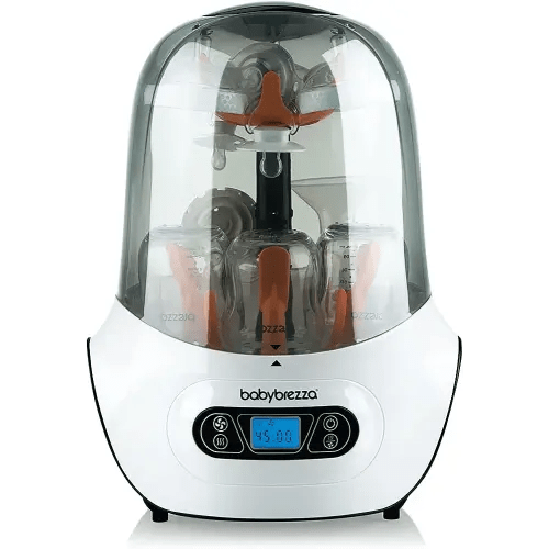 Baby Brezza Baby Bottle Sterilizer and Dryer Machine – Electric Steam Sterilization - Universal Fit - Pacifiers, Glass, Plastic, and Newborn Feeding Bottles