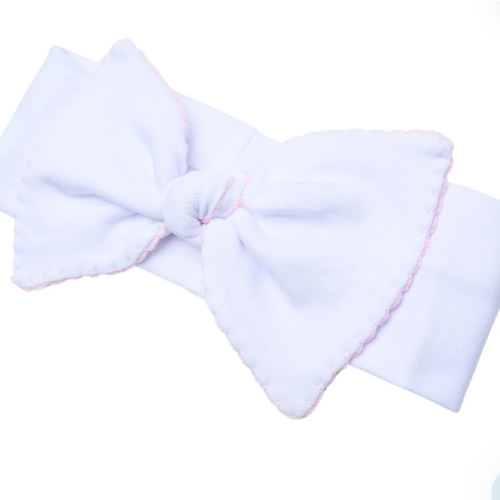 Magnolia Baby Girl Essentials Pink Trim Headband