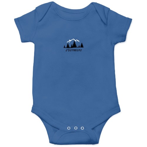 Evermore Onesies, Evermore Album Inspired Onesies Kids's Short Sleeve Onesie 12M Royal sold by Swan | SKU 90318643 | Printerval