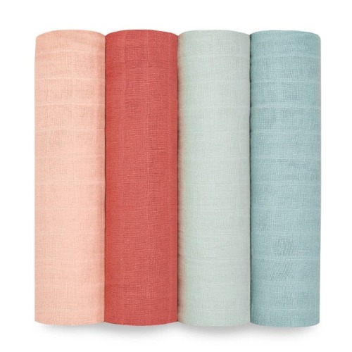 Mother Earth Organic Cotton Swaddle 4pk | aden + anais