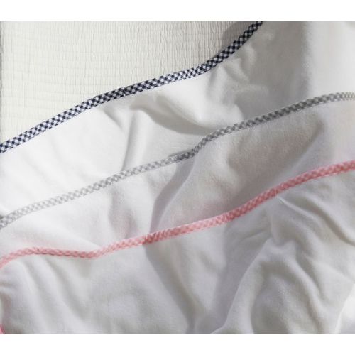 Gingham Baby Wash Cloths - Pink