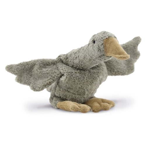Cuddly animal Goose small | grey