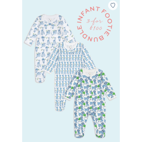 Infant Footie Bundle | ROLLER RABBIT – Roller Rabbit