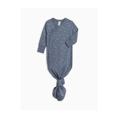 Organic Indy Kimono Gown, 0-3M