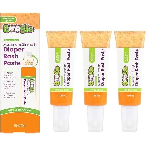 Boogie Maximum Strength Diaper Rash Paste - 4 fl oz (3 Pack)