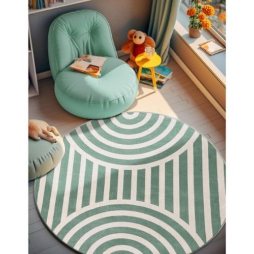 Unique Loom Whimsy Kids Collection Area Rug - Lines