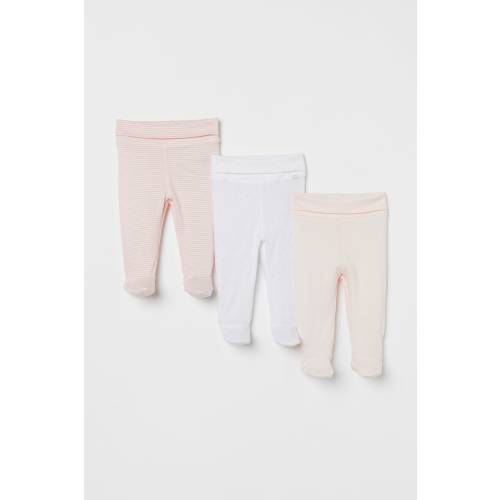 3-PACK FOLDOVER-WAIST LEGGINGS