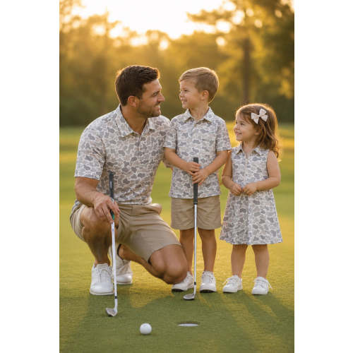 Girls' Polo Dress | Camo Cutie – Caden Lane