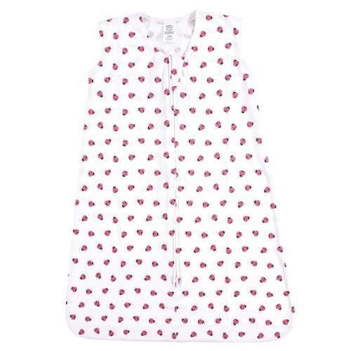 Luvable Friends Unisex Baby Sleeveless Jersey Cotton Sleeping Bag, Sack, Blanket, Ladybug Jersey, 6-12 Months