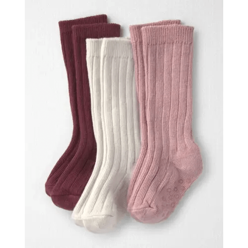 Baby 3-Pack No-Slip Knee-High Socks Made with Organic Cotton - Little Planet | Carter's