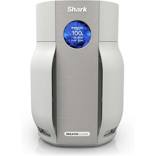 Shark BreatheClear with NeverChange, Intelligent Air Purifier for Home, HEPA-Exceeding In Every Mode for Dust, Dander, Allergens & More, Zero Filter Changes for Up To 6 Years, Dove, HP162 (2026)