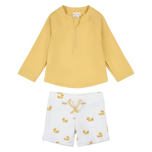 Petit Lem Yellow Ducks Two Piece | Indigo