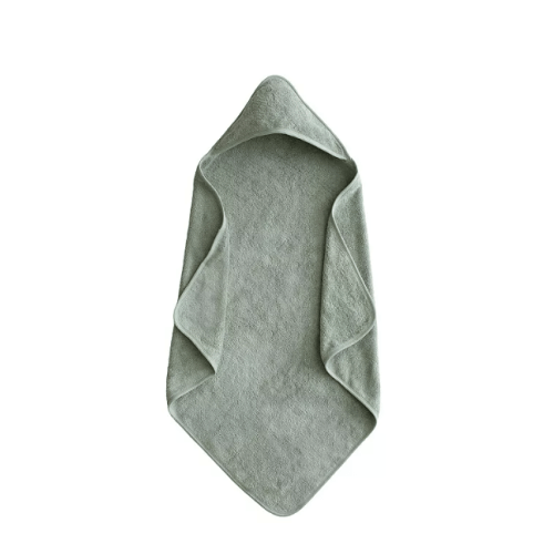 Mushie Hooded Towel - Moss
