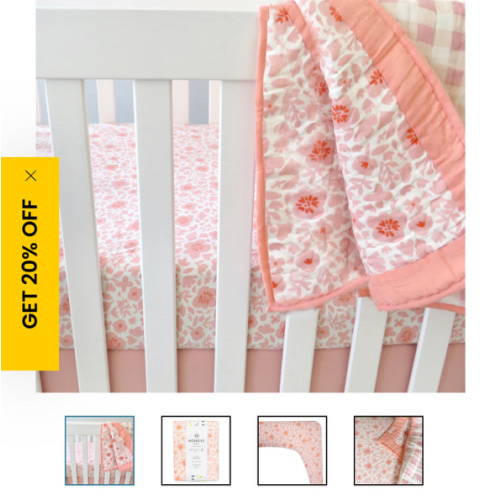 Organic Cotton Fitted Crib Sheet | Honest Baby Clothing