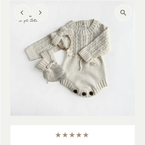 Milk White Zoya Set – Olive and Cradle