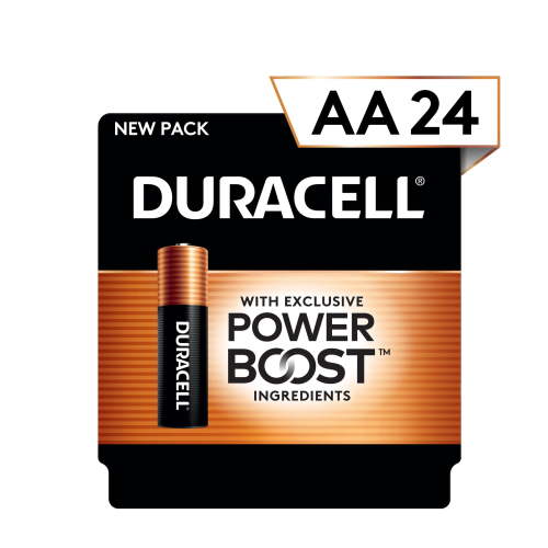 Duracell PowerBoost AA Batteries, 24 Pack
