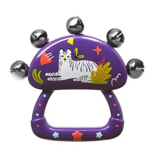 Bc Babycare Baby Rattle – Orff-Inspired Sensory Toy with Crisp Bell Sound, Safe ABS Material, 3 Months+