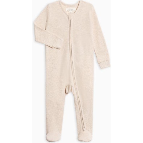 Lane Waffle Knit Footed Sleeper, 3-6M