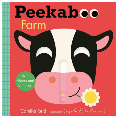 Peekaboo: Farm: (An Interactive Board Book for Babies & Toddlers with Mirror & Sliders to Push, Pull, or Turn. Cute Artwork Includes Corn, Barn, Horse, Pig, & More.) (Peekaboo You)