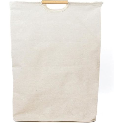 9"D x 14"W x 6"H Waterproof Laundry Basket, Laundry Hamper with Wooden Handle, Collapsible Toys Clothes Storage Basket for Laundry Room, Bathroom, Living Room, Hamper for Clothes, Toys and more.