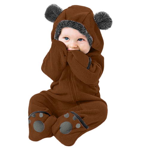 WOYY Girls Jumpsuit Cartoon One-Piece Footies Cute Sleeper, Sizes 0-3M