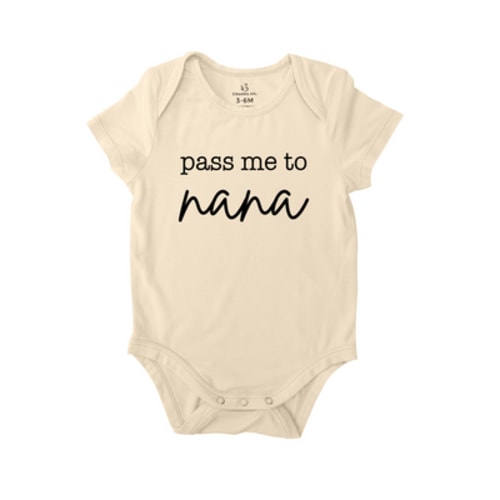 'Pass me to Nana' Bodysuit for Her Favorite Cuddles
