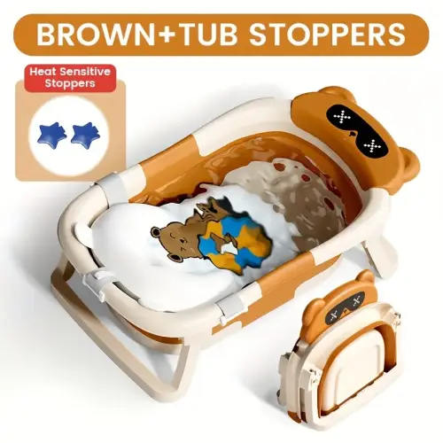 collapsible baby bathtub portable baby bathtub travel non - Temu