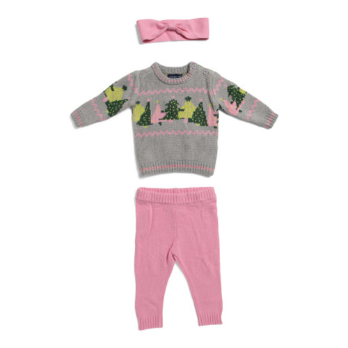 Newborn Girls 2pc Tree Sweater And Knit Pants Set With Headband | Kids & Baby | T.J.Maxx