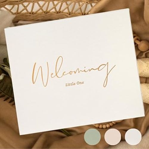 Pregnancy Journal Keepsake Memory Book for Expecting Moms, Captures Every Milestones Through the Pregnancy till Baby’s 1st Year – Crafted with 160gsm Paper (LINEN BEIGE)