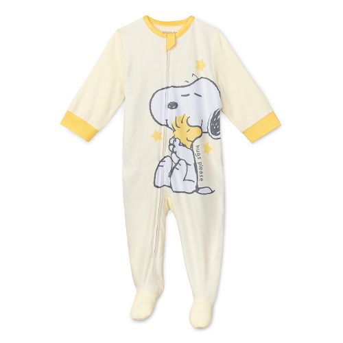 Baby Peanuts Snoopy Ultra Soft Snug Fit Sleep & Play Pajamas