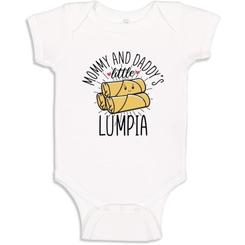 Mommy and Daddy's Little Lumpia Baby Bodysuit One Piece or Toddler T-Shirt Gift for Filipino Mom and Dad