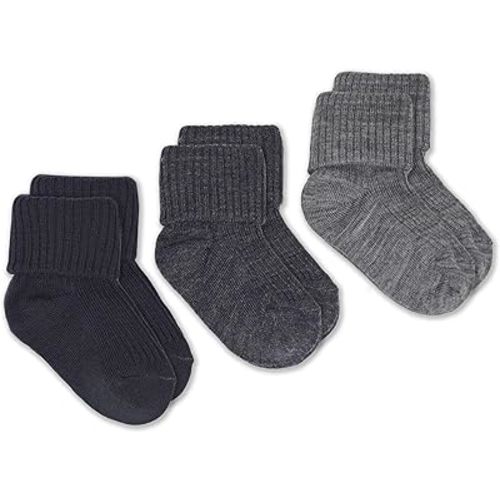 Woolino Wool Baby Socks, Washable Merino Wool Infant Toddler Kids Socks, Newborn to 8 Years (Pack of 3)