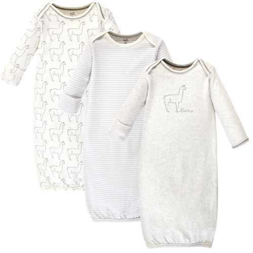 Touched by Nature Organic Cotton Gowns, Llama, Preemie/Newborn - Llama