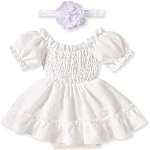 Infant Baby Girls Smocked Dress