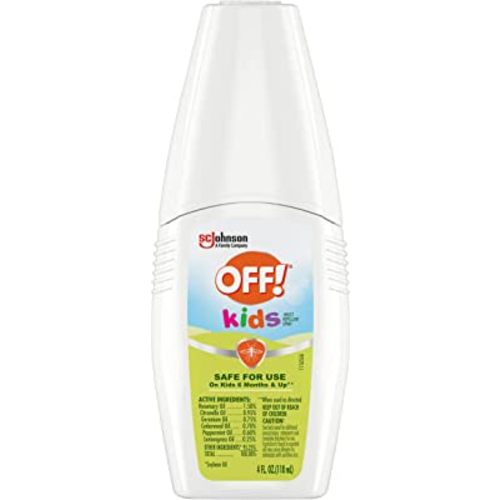 OFF! Kids Insect Repellent Spray, 100% Plant Based Oils, Safe for Use On Babies, Toddlers and Kids, 4 oz