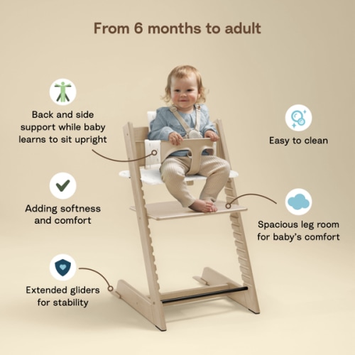 Tripp Trapp® Wood High Chair with Tray | Stokke® Online Shop