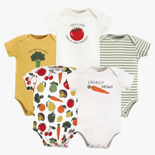 Touched by Nature Unisex Baby Organic Cotton Bodysuits